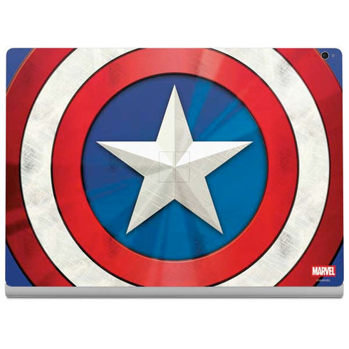 Marvel Captain America Shield Surface Book 2 15in Skin